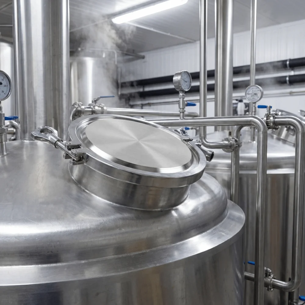 1.5" 2" 3" 4" 6" Tri Clamp TC Blind Cover Stainless Steel Quick Opening Sanitary End Cap Rust Proof Quick Install Blind Disk