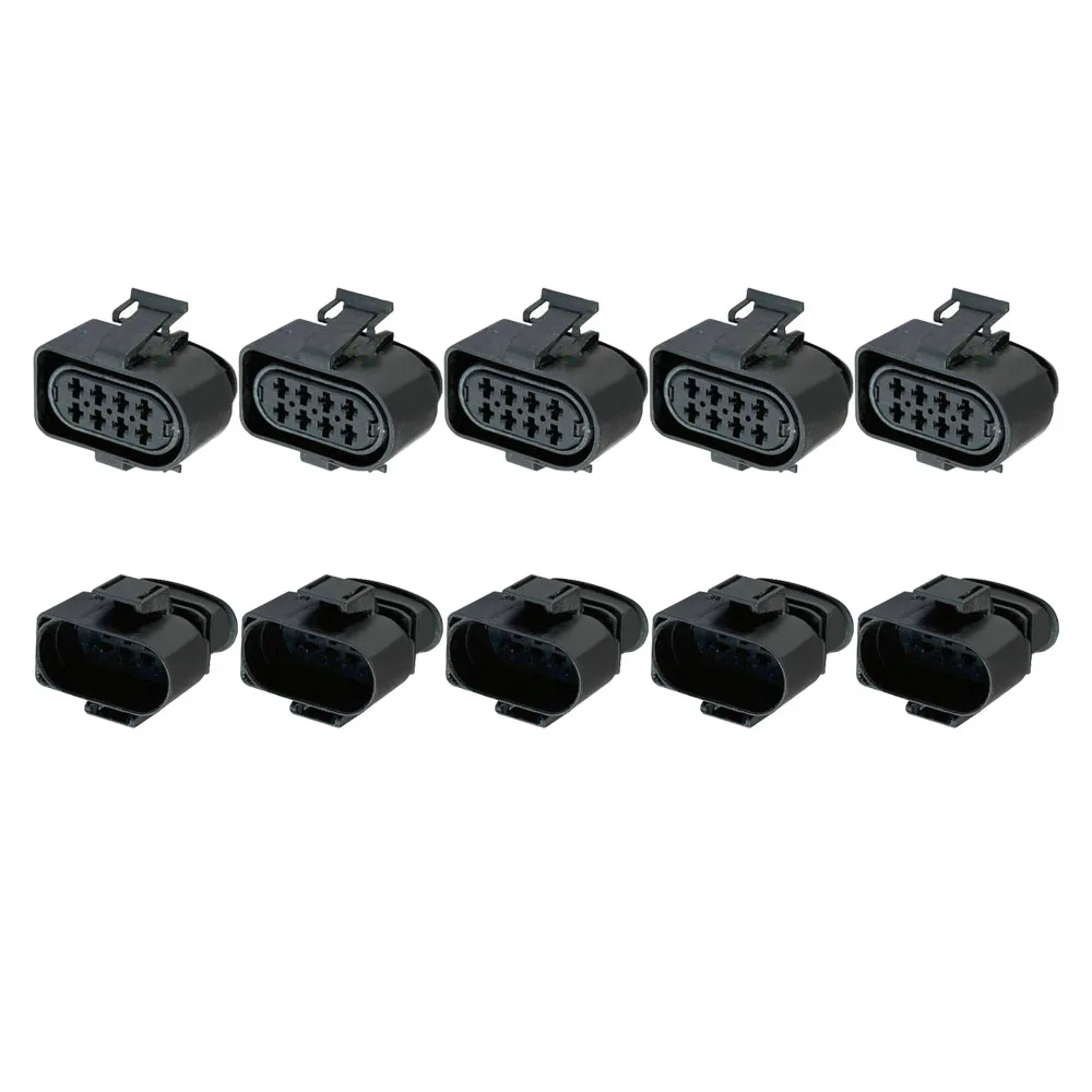 5 Sets 8 Pin plastic parts car connector male and female with terminal DJ7086A-3.5-11 / 21