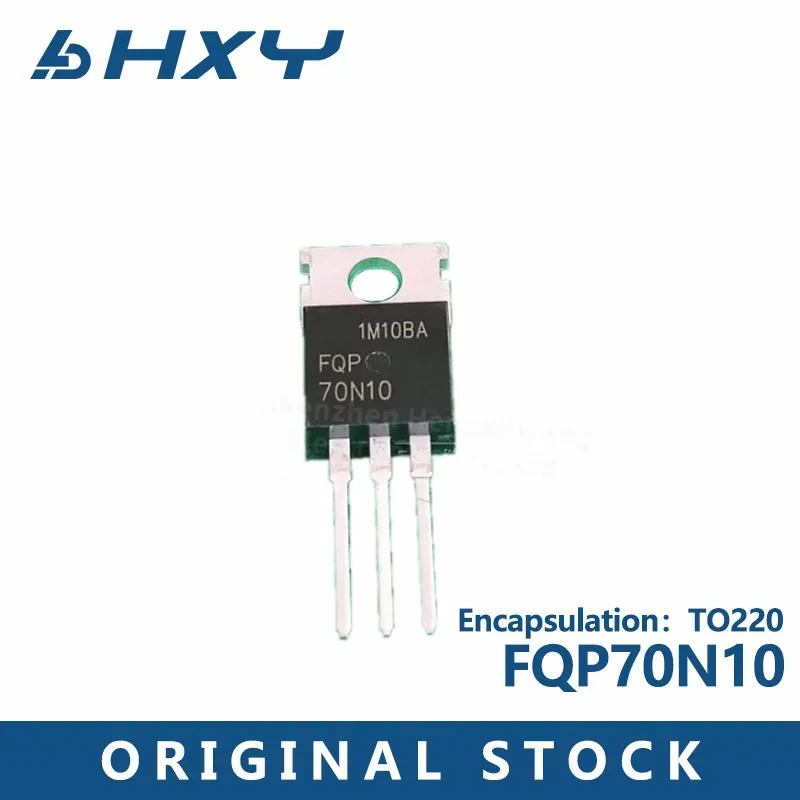 10PCS FQP70N10 100V57A single N channel TO220 field effect tubes