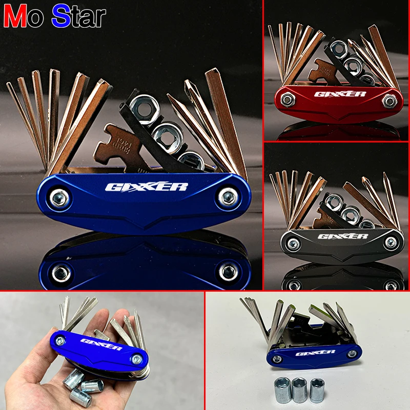 GIXXER Accessories Motorcycle Portable Tool Repair Screwdriver For Suzuki GIXXER 250 SF 150 125 155 GSX-S 150 125 2018-2024