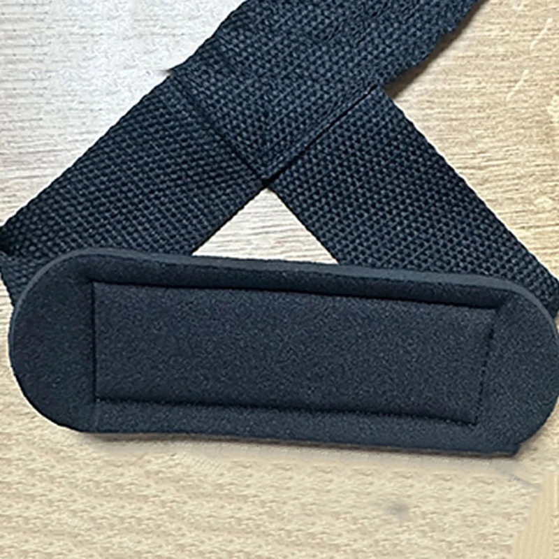 2 قطعة الشكل 8 أشرطة رفع مبطنة للرفع المميت ودعم المعصم السحب مع قبضة مضادة للانزلاق ، أشرطة رياضية لرفع الأثقال لتدريب الأثقال #4