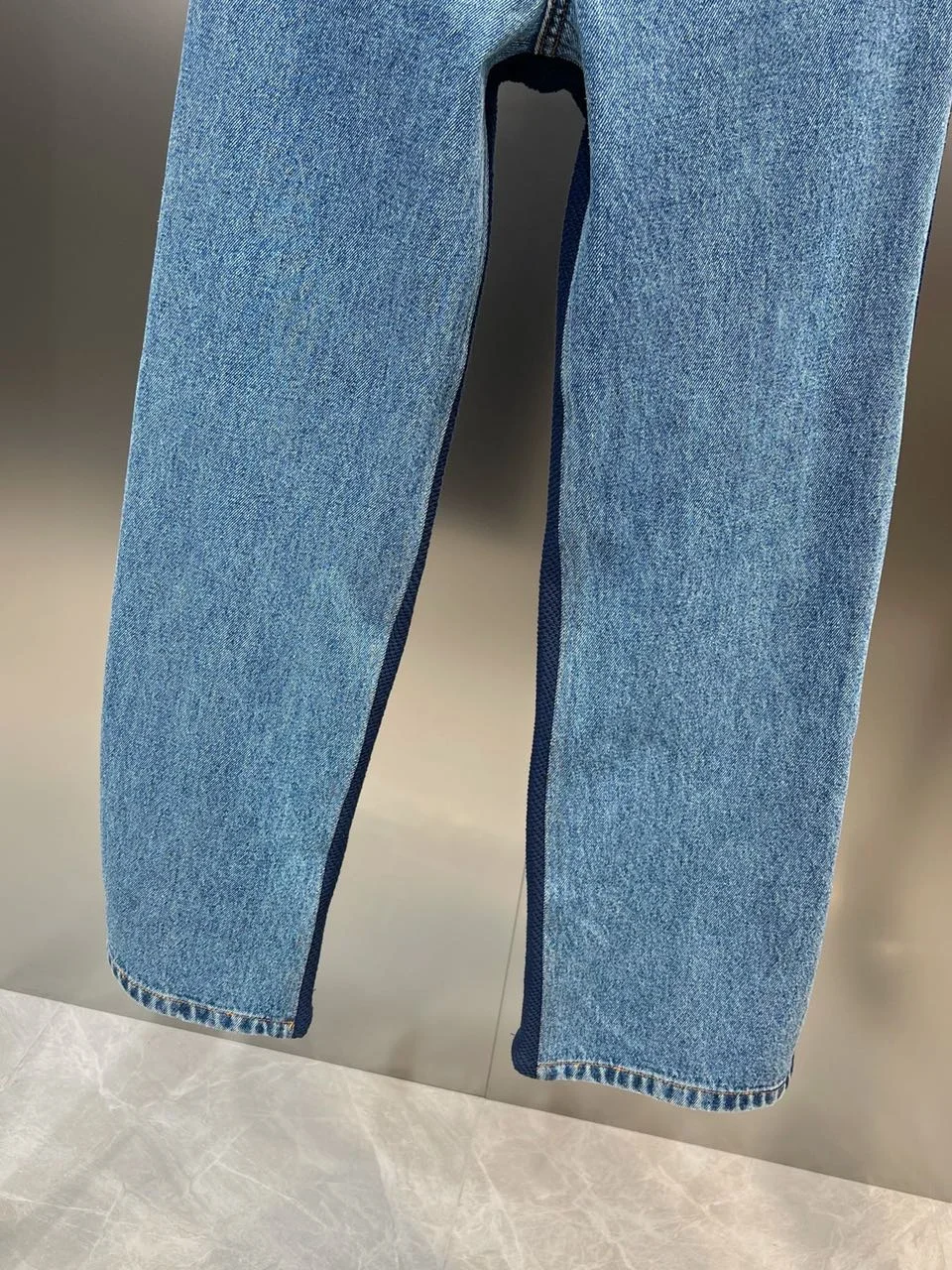 2023 nova primavera cor combinando calças de brim para as mulheres simples moda em linha reta calças jeans femininas calças compridas high street com cinto