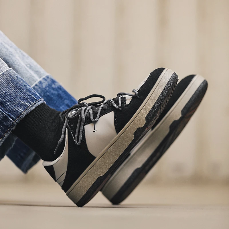 أحذية كلاسيكية جديدة للرجال، جميعها ترتدي أحذية عصرية، أحذية رياضية عصرية للزوجين، أحذية كاجوال منخفضة الارتفاع قابلة للتنفس #4
