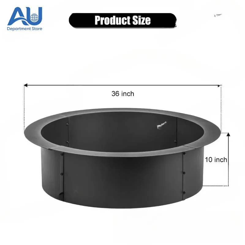 Large Portable Outdoor Camping Wood Stove Smokeless Bonfire Stove Courtyard Heating Stove