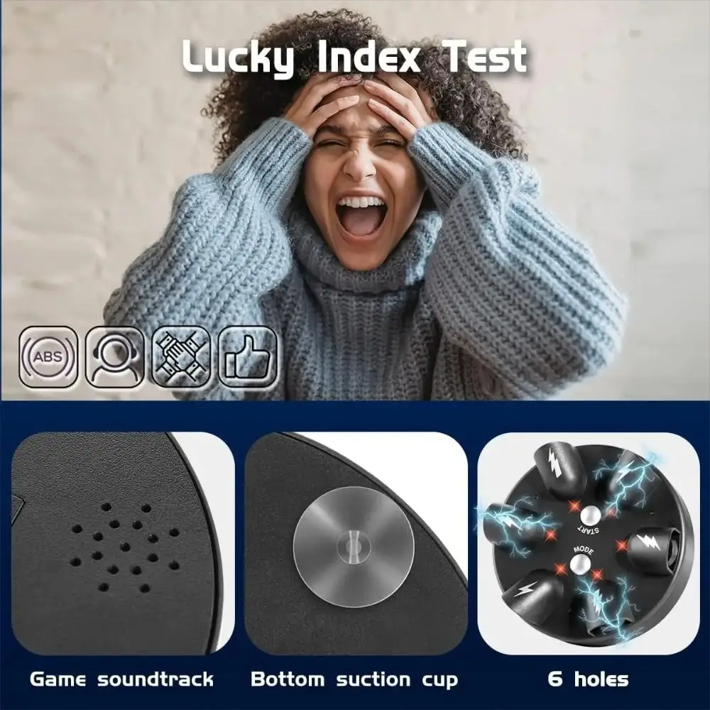 

Punishment Electric Shock Finger Game Funny Interesting Finger Game Machine Tricky Props Electric Shocking Roulette