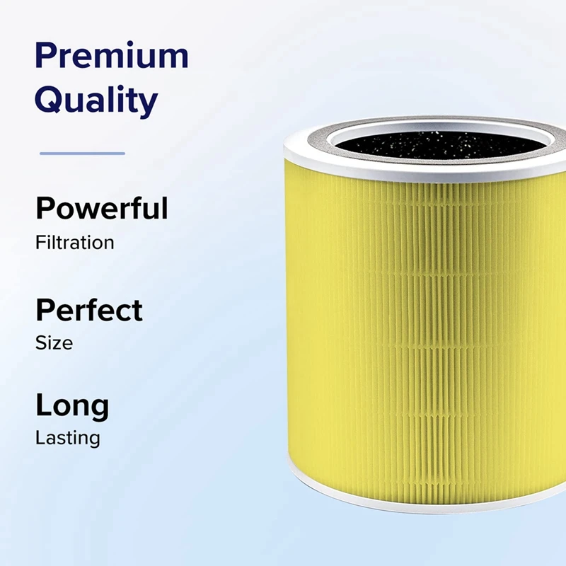 1 Piece Filter Replacement Parts For LEVOIT Core 400S & 400S-RF Air Purifiers, H13 True HEPA And Activated Carbon Filter