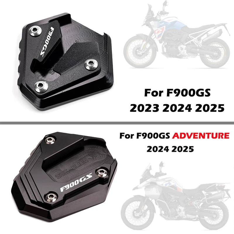 For BMW F900GS ADVENTURE F 900GS ADV 2024 2025 F900GS F 900 GS 2023 2024 Motorcycle CNC Kickstand Foot Side Stand Enlarger Pad