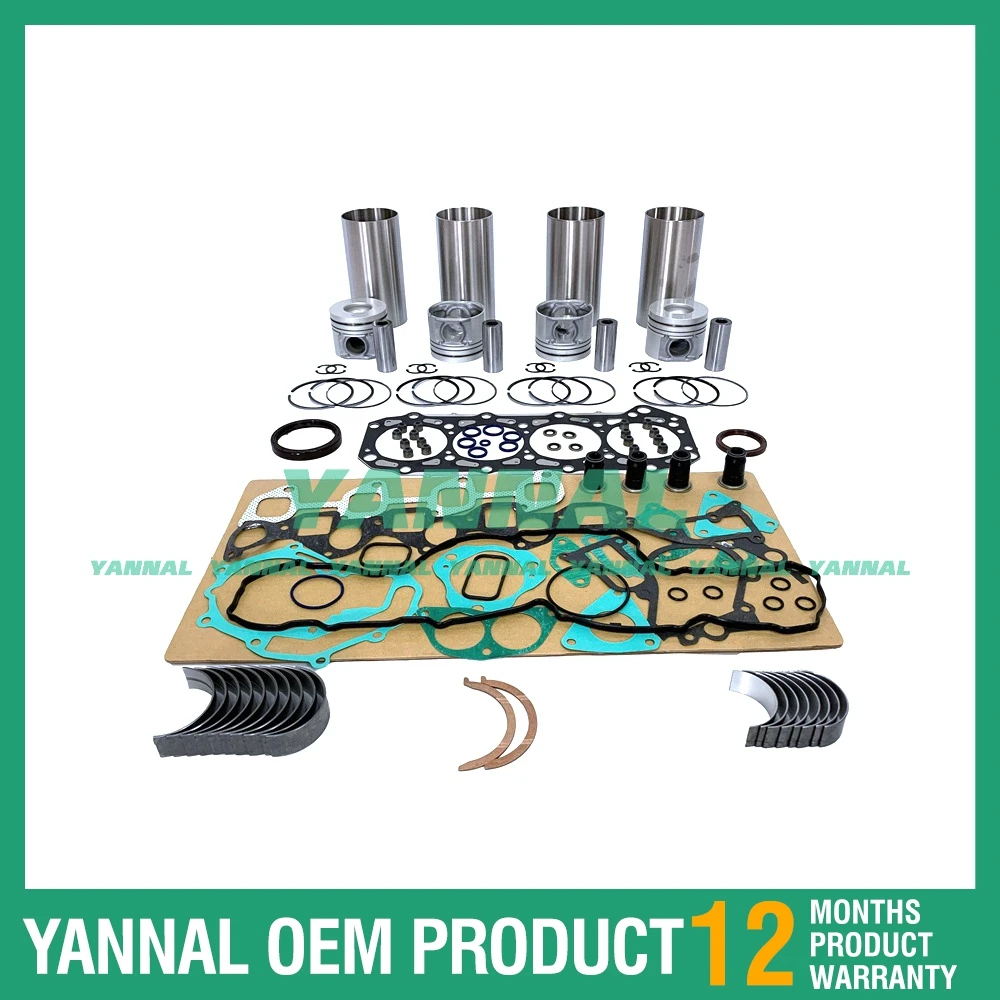 

Комплект гильз цилиндров ZD30 с комплектом прокладок и подшипниками для деталей двигателя Nissan