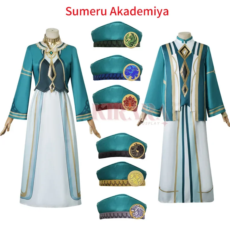 

Genshin Impact Cos Fu Xu Mi Doctrinal Court Uniform Cosplay Game Animation Clothing Men and Women Full Suit