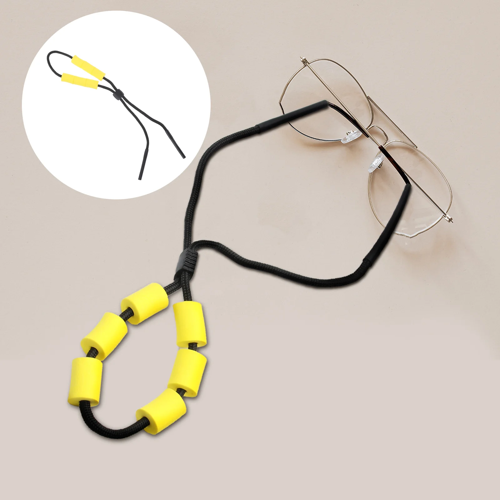 8 Pcs Floating Glasses Lanyard Sunglass Straps Sports Fixing Rope Neck Chain Soft Eyeglass Elasticity