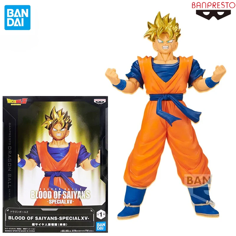 Original BANDAI Banpresto Dragon Ball Z BLOOD OF SAIYANS Super Saiya Son Gohan 18cm PVC Model Anime Figure Toy Gift