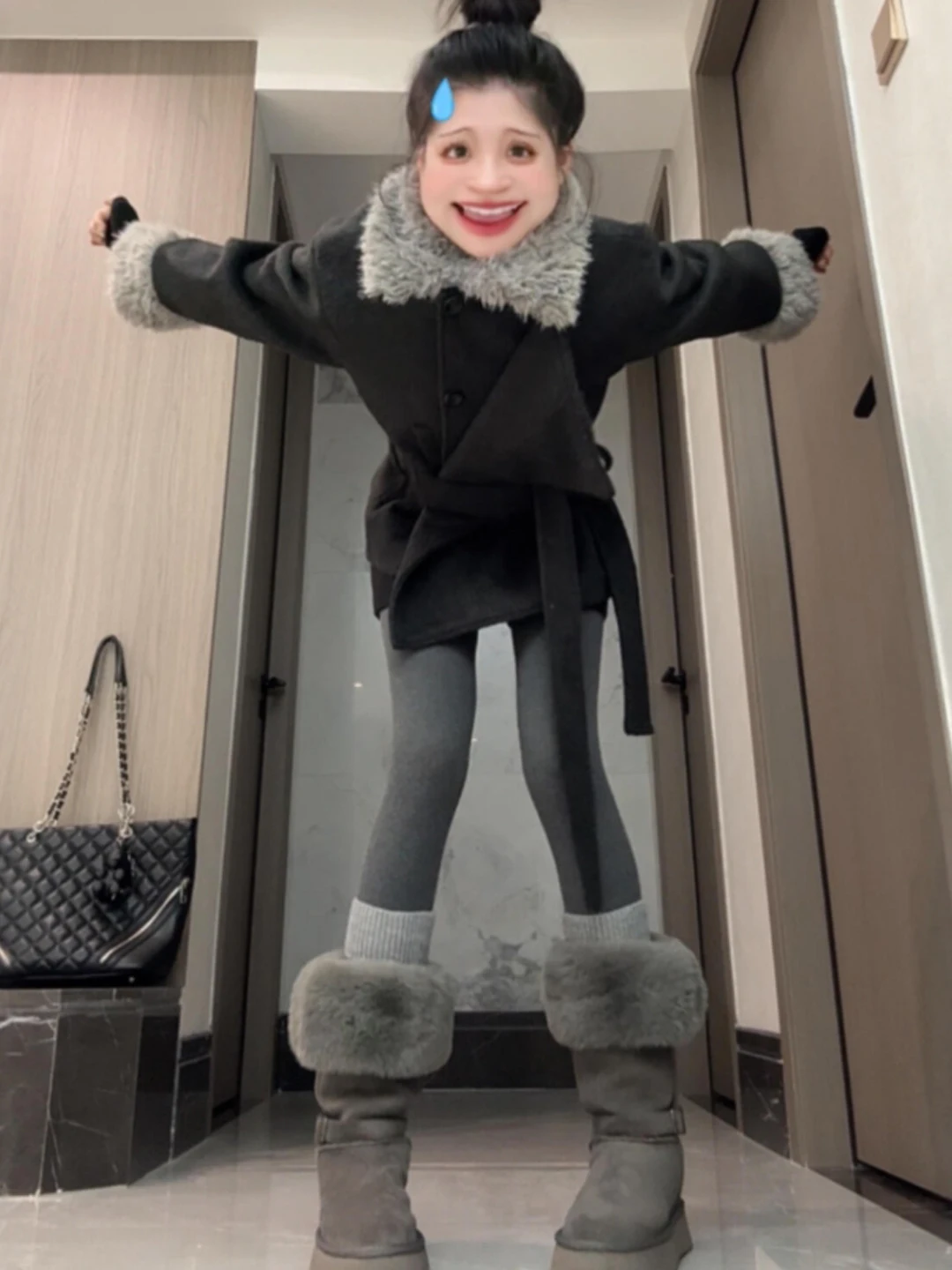 

Ретро-жилет с завязками, шерстяное пальто с поясом, приталенный крой, зимняя мода 2025, женская одежда для путешествий, повседневная, для дома и поездок на работу