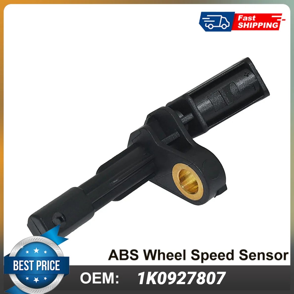 1PCS Rear Left ABS Wheel Speed Sensor 1K0927807 For VW Amarok Beetle Caddy CC EOS Golf Jetta Multivan Passat