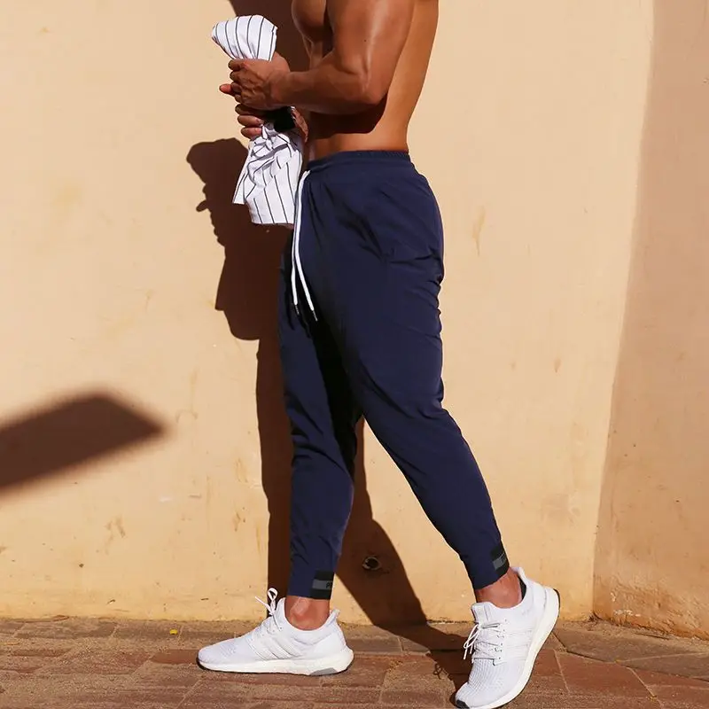 Pantalones eróticos de entrepierna abierta para sexo al aire libre para hombres, pantalones casuales de ejercicio de Fitness, pantalones de chándal ligeros para correr, joggers ajustados, pantalones de chándal atados al tobillo