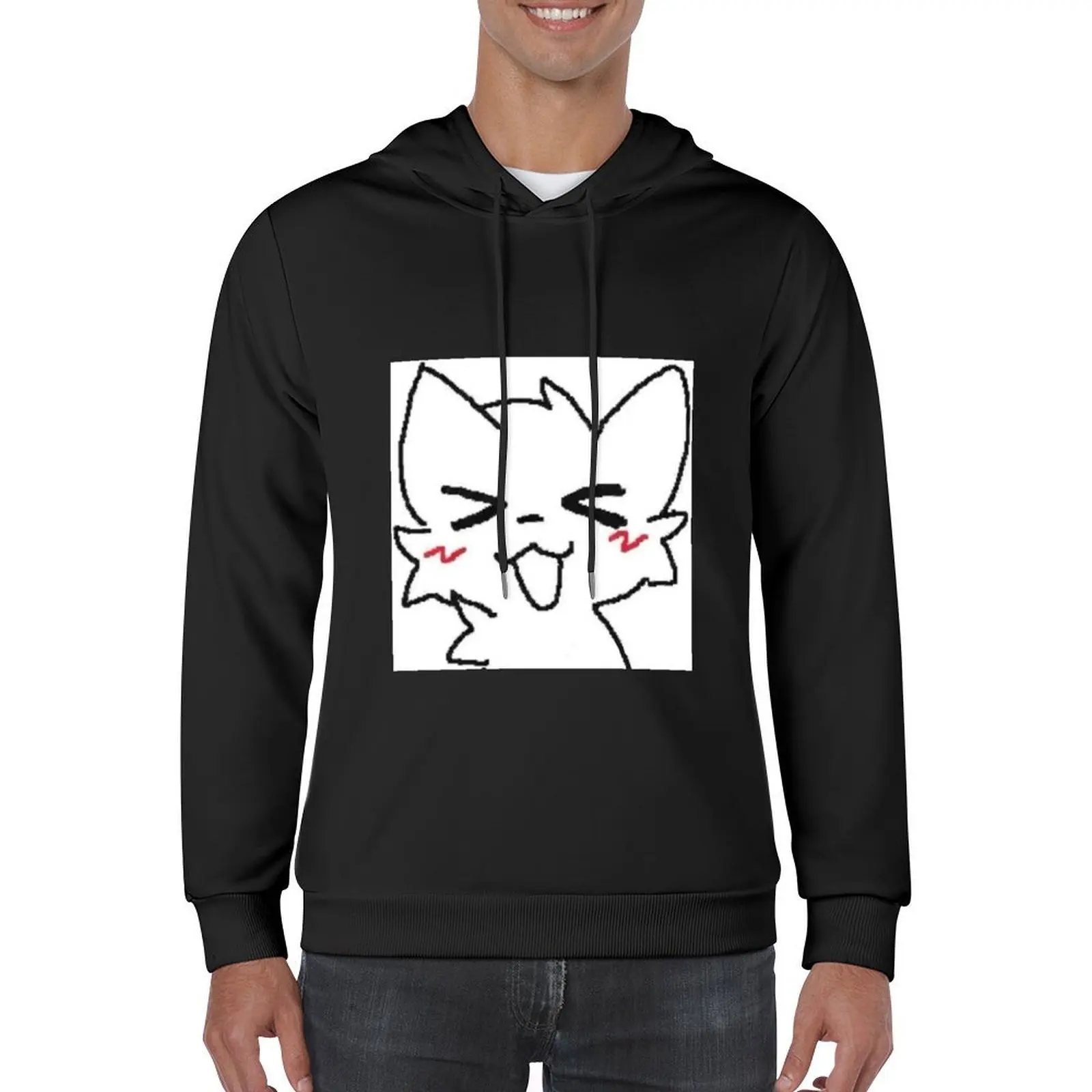 Boykisser femboy cat هوديي ملابس رجالي ملابس للرجال النمط الكوري الملابس النمط الياباني الخريف هوديي #5