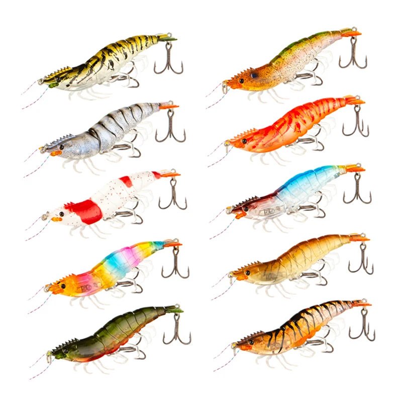 New Shrimp Pencil Bait 9cm 15g Fishing Lure Wobblers Crankbait Artificial Plastic Hard Baits Bass Pike Fishing Tackle