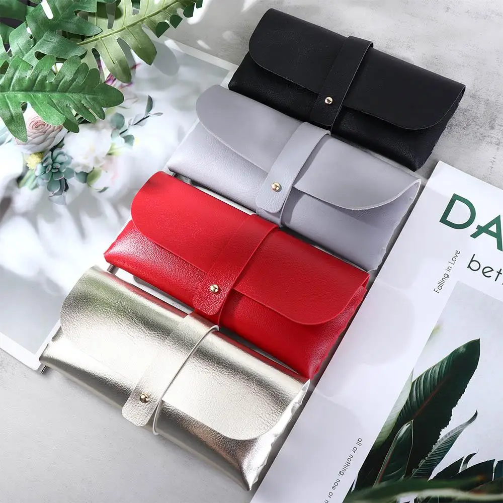 

Fashion Soft Eyewear Case Glasses Accessories Container Glasses Box Sunglasses Bag PU Leather Glasses Storage