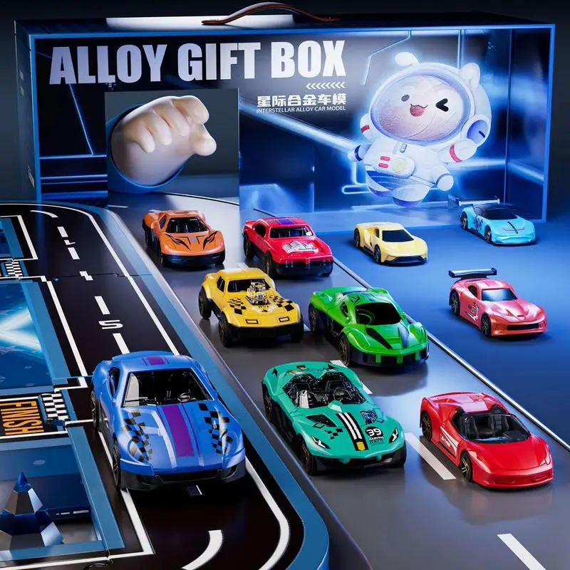 

Creative Race Track Mini Car Puzzle Games Enhance Parent-child Interaction Cool Supercar Shape Space Theme For Puzzle Lovers