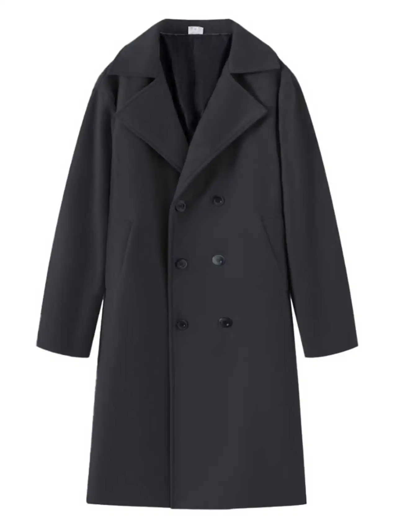 

Мужское зимнее пальто из шерстяной смеси, полноразмерное, идеальное, безупречное, полностью утепленное, с декоративными элементами