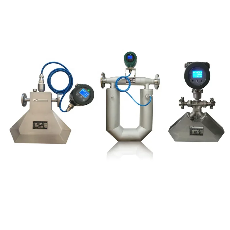 DN80 food grade flow meter Fuel Oil Coriolis Mass Flowmeter Level Meter Radar digital flow meter