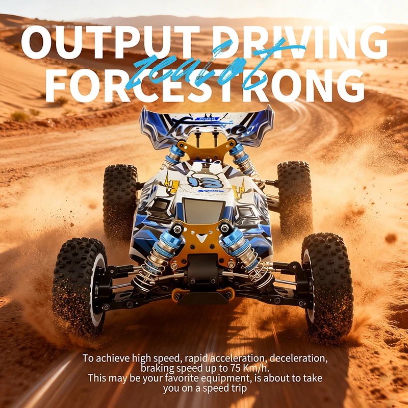 WLtoys سيارات RC سريعة للبالغين 1:12 سيارة سباق 4WD بدون فرش 75 كم/ساعة عالية السرعة كهربائية تعمل بالتحكم عن بعد هدايا عيد الميلاد