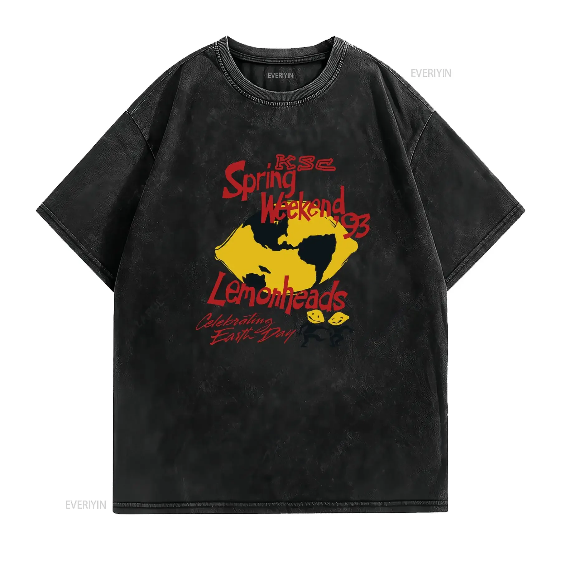 تي شيرت The Lemonheads Spring Weekend 93 قطن S 5Xl FR1057 ملابس مصممة عتيقة مغسولة وممتدة أنيقة ومريحة وناعمة