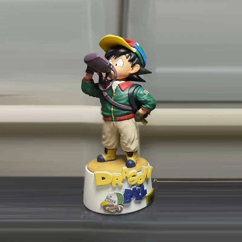 10cm Dragon Ball Anime Figures Sun Goku Drink Water Action Figure Statue Model Doll Collection Toys Gifts