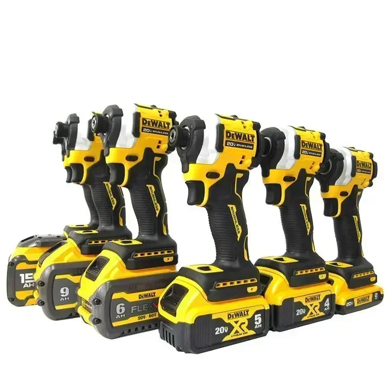 DeWalt-destornillador de carga sin escobillas, destornillador eléctrico, batería de litio de 20V, taladro eléctrico multifunción Dcf850