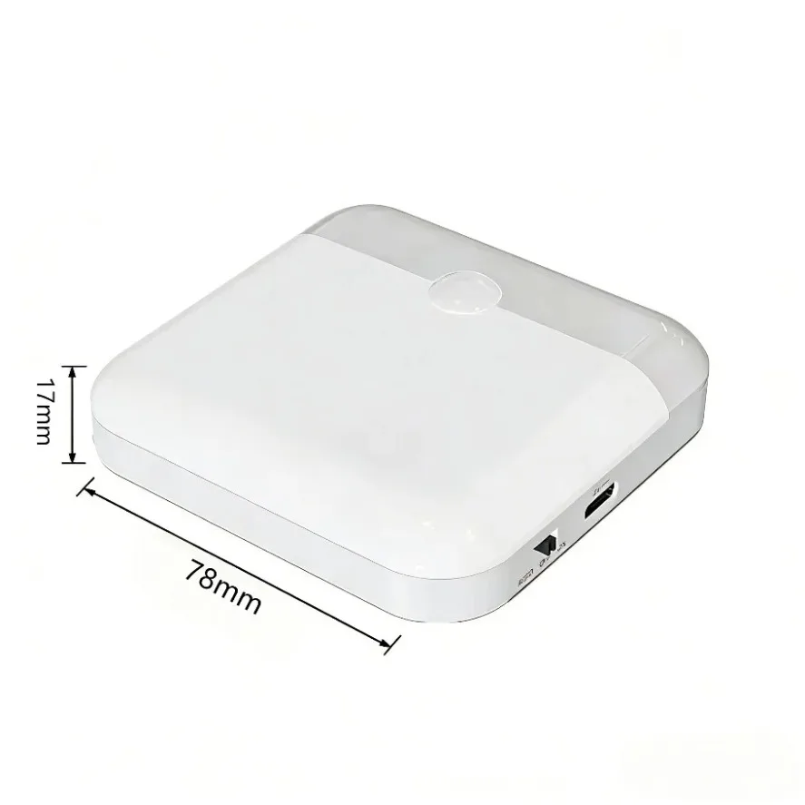 PIR Motion Sensor USB Night Light Induction Rechargeable LED lights For Bedroom Kitchen Stair Hallway Wardrobe Cupboard Lighting - view 4
