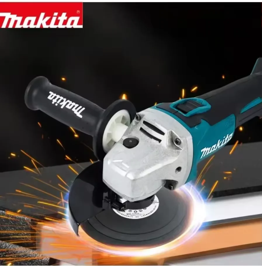Makita Original 18V DGA404 100mm/125mm Brushless Lithium Battery Angle Grinder Charging Cutter High-power Polisher