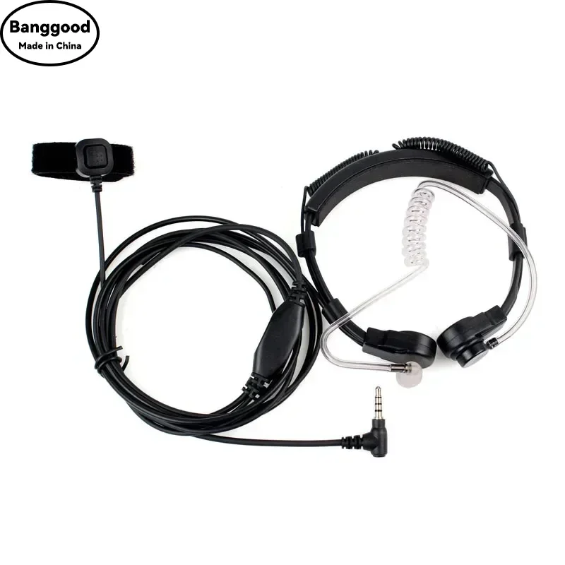 

Гибкая акустическая трубка-гарнитура 1Pin Finger PTT с микрофоном для рации YAESU VERTEX VX-2R VX-3R VX-5R FT-60R CB Radio