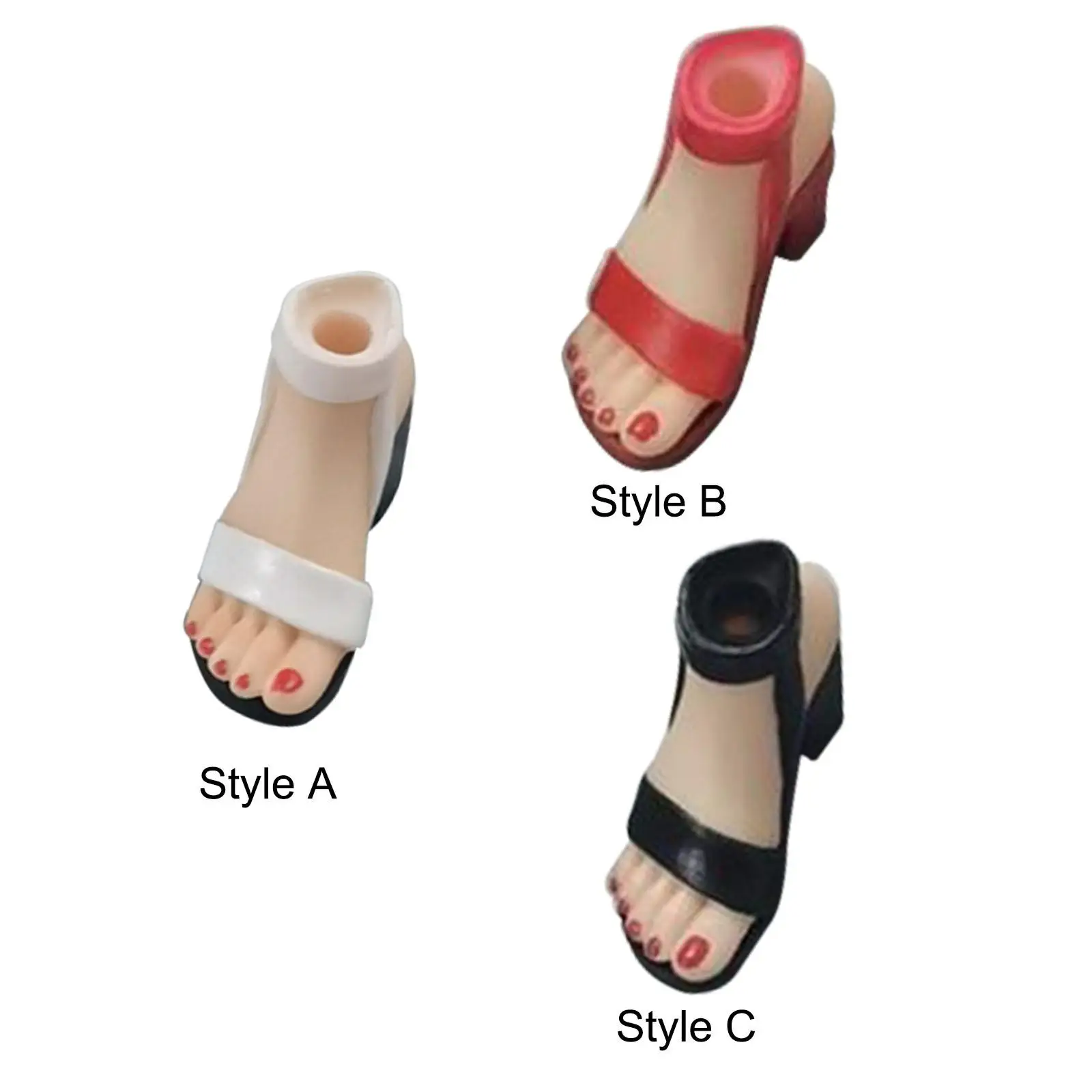 1/6 Figure High Heeled Sandals Miniature Shoes for 12 inch Action Figure