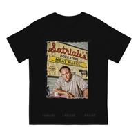 The Sopranos Tony Sopranos Satriales  Men's T Shirts The Sopranos American Crime Drama TV Series Hipster Tees O Neck T-Shirt