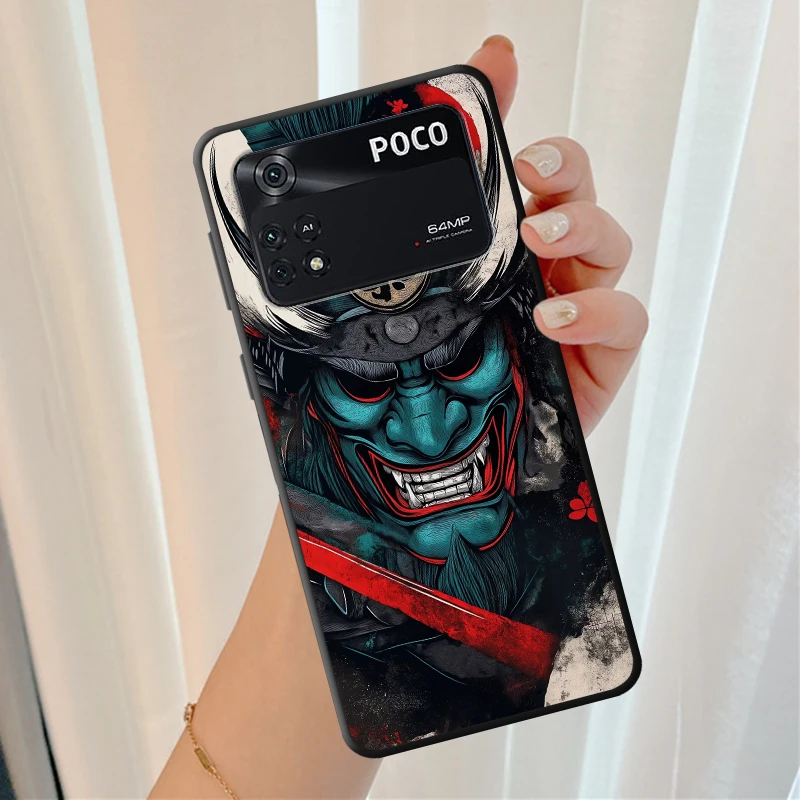 Creative Samurai Funda Phone Cover Case for Xiaomi Poco F8 C61 C71 M3 M4 M7 Pro F1 X3 X4 X5 X7 Pro C50 F3 M5 C75 view 5