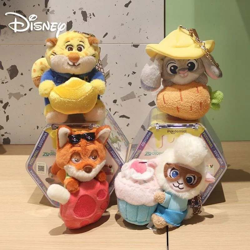 

Genuine Disney Zootopia Sweet Strike Series Blind Box Judy Hopps Nick Wilde Doll Backpack Keychain Pendant Peripheral Toys Gifts
