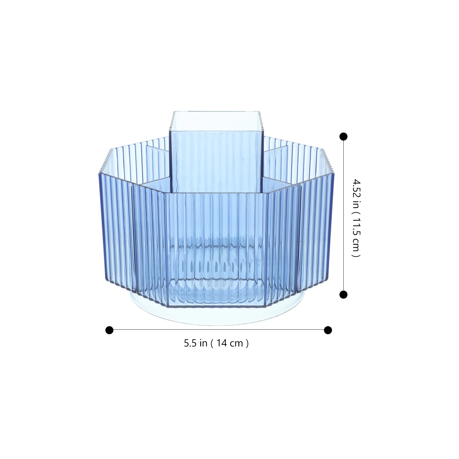 حامل فرشاة للمكياج 360 درجة منظم سطح المكتب البلاستيكي لعلامة حامل قلم منظم أقلام أقلام رصاص كوب تخزين مستحضرات التجميل