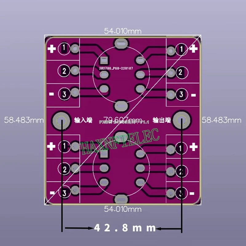 Isolatore Audio di conversione bilanciato e sbilanciato PX-21608 trasformatore di isolamento Audio Permalloy 600:600 20Hz-20KHz