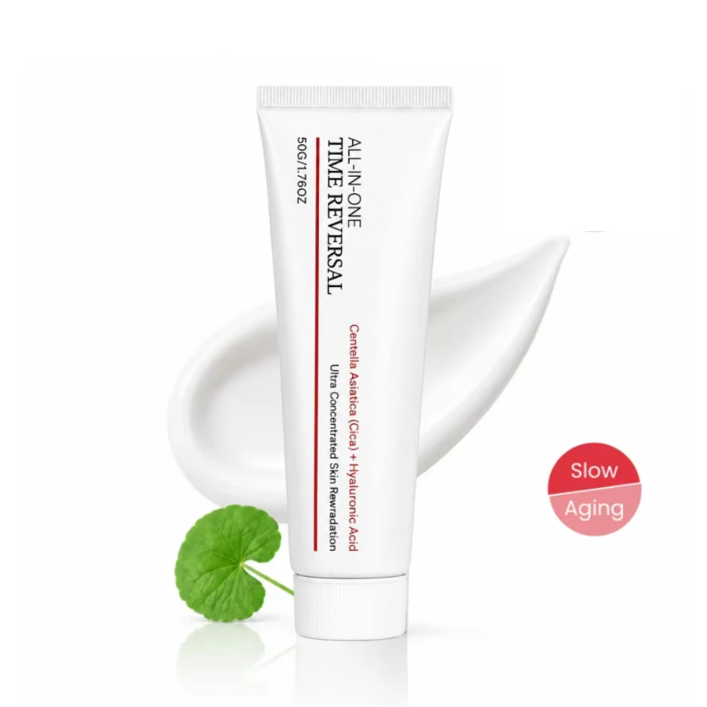 Time Reverse All-in-One Face Cream Cica Anti Oxidative Soothing Skin Barrier Repair Anti-Red Firming Eye Cream for All Skin Type