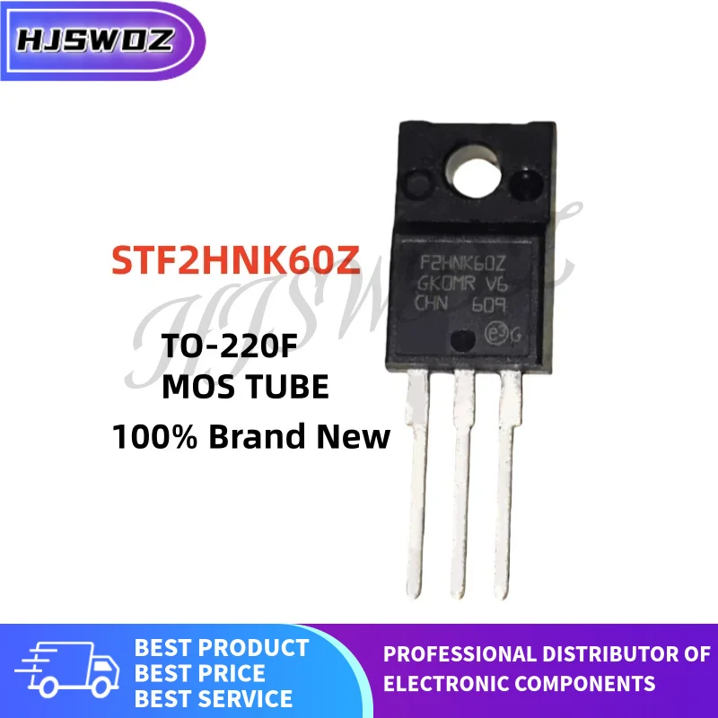 10-20-30PCS STF2HNK60Z F2HNK60Z MOSFET Field effect Transistor TO-220F Brand New