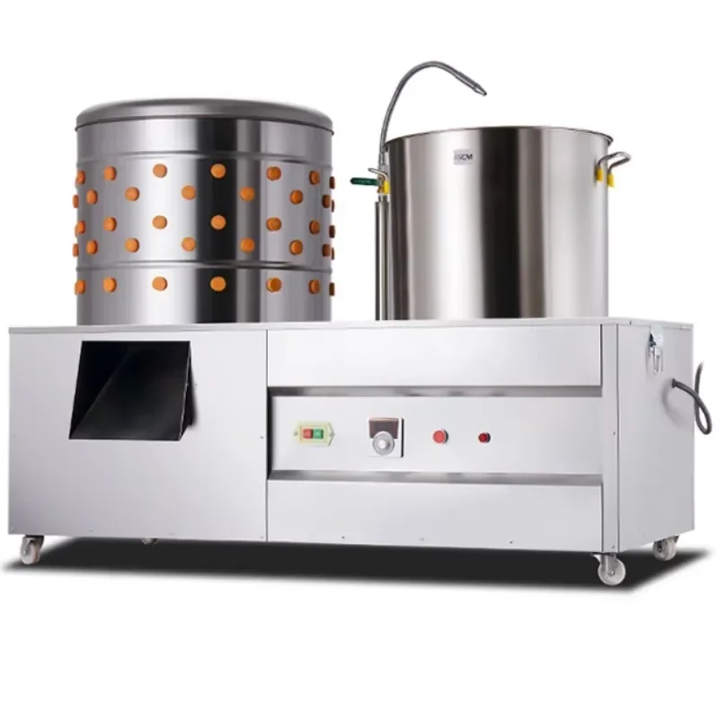 

【Best-selling】High Quality Automatic Chicken Plucker Machine Slaughter Equipment High Productivity New Condition Motor for Poult