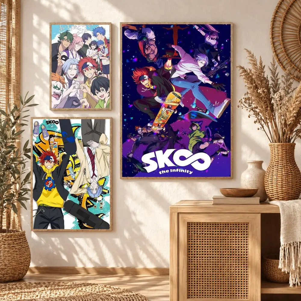 Energetic Anime Boy S-Sk8 The Infinity Poster Premium Modern Waterproof Wall Art Pictures for Bedroom Living Room Bar Decor