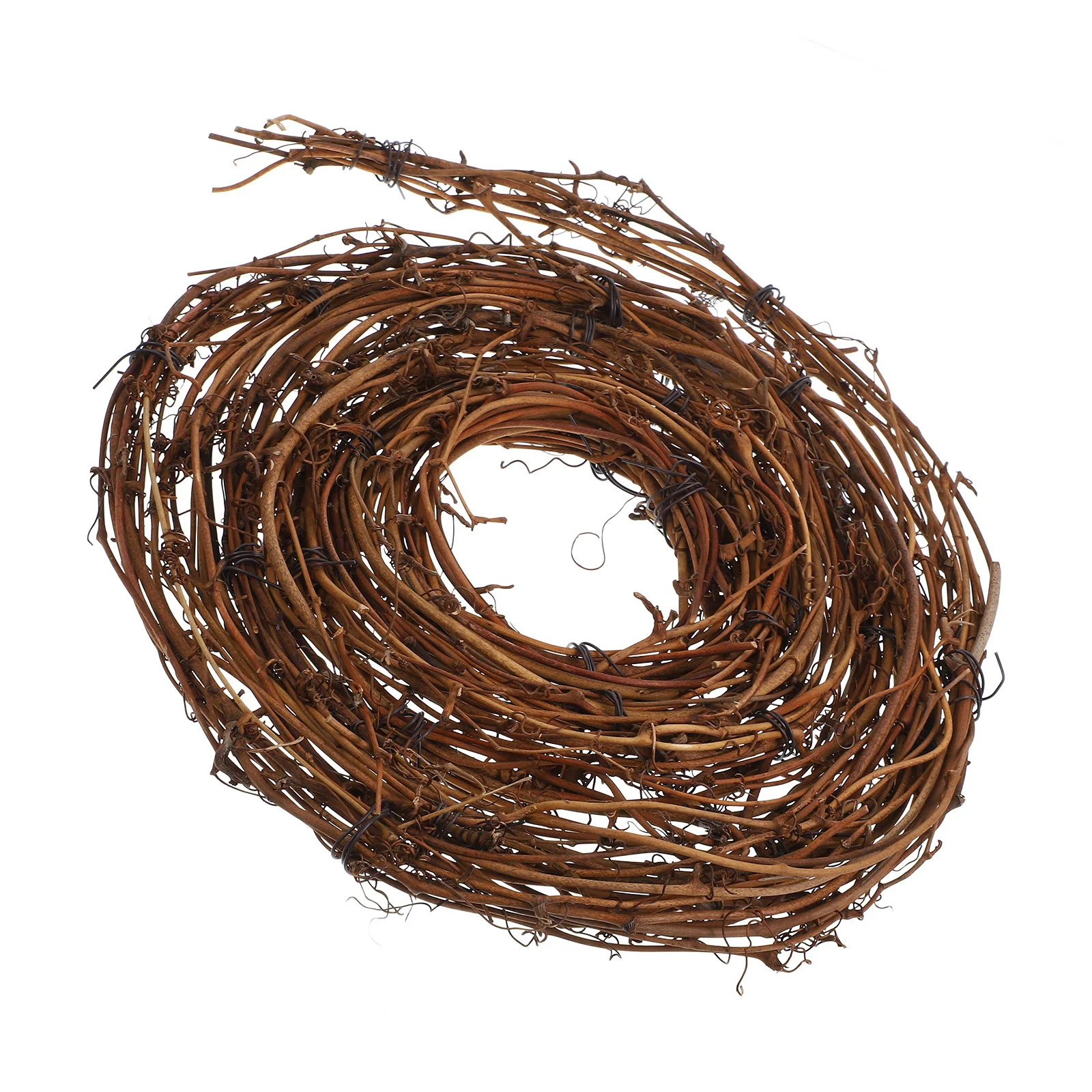 

1pc Rattan Wreath Base Natural Diy Rattan Ring For Wedding Decor Craft Supply Floral Frame Multi-Use Dried Wreath Hanging