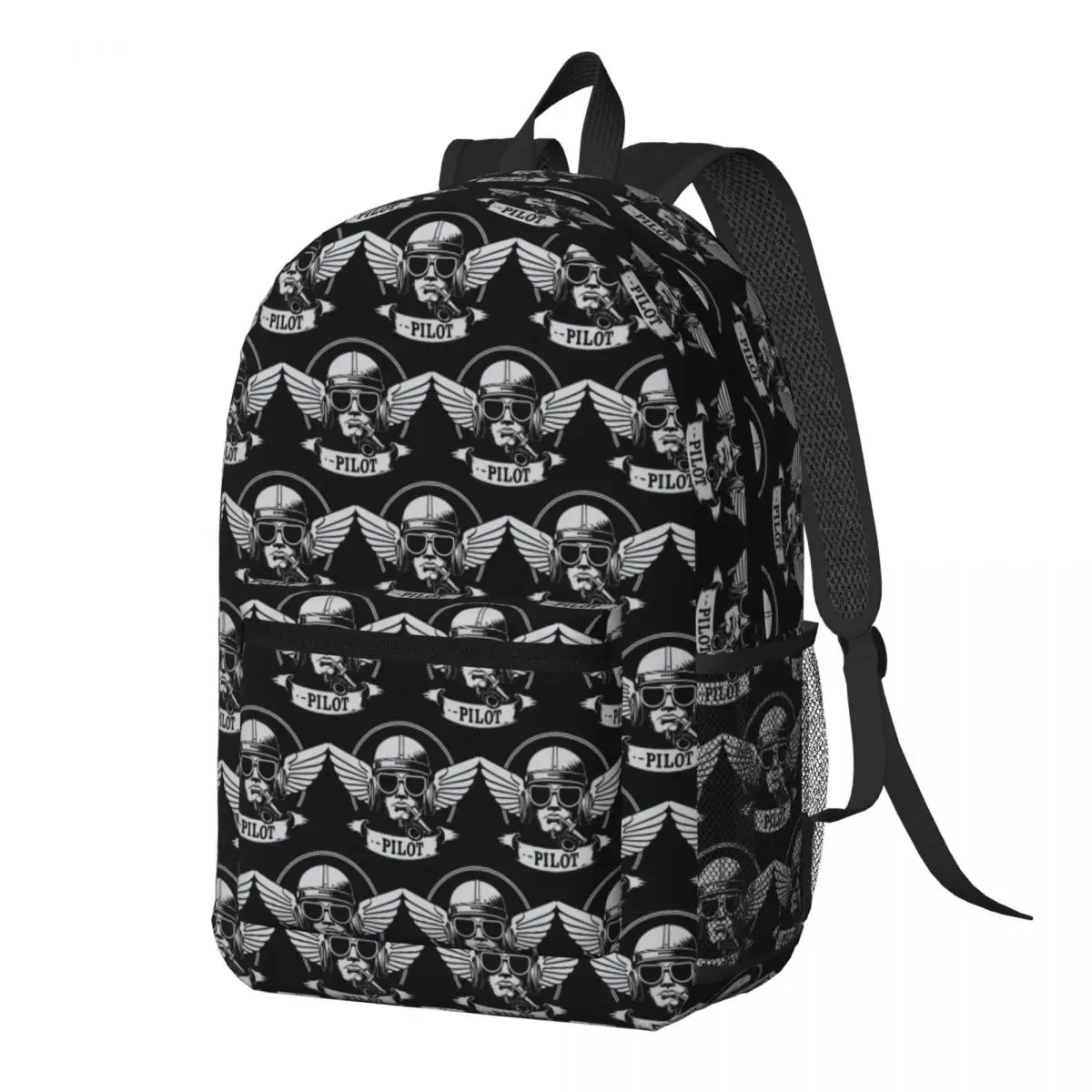 Pilot Backpack Daypack Large Capacity Kids BookBag School Bag Shoulder Bags for Men Women