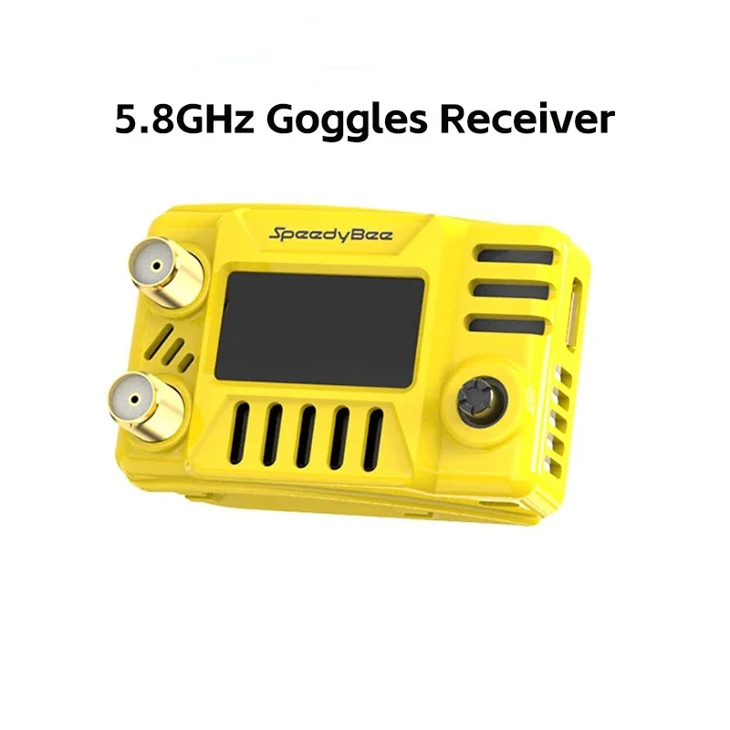 SpeedyBee 5.8GHz 48CH Dual Receiver OLED Support OSD Firmware Update Ground Station Module For Fatshark ORQA FPV Goggles