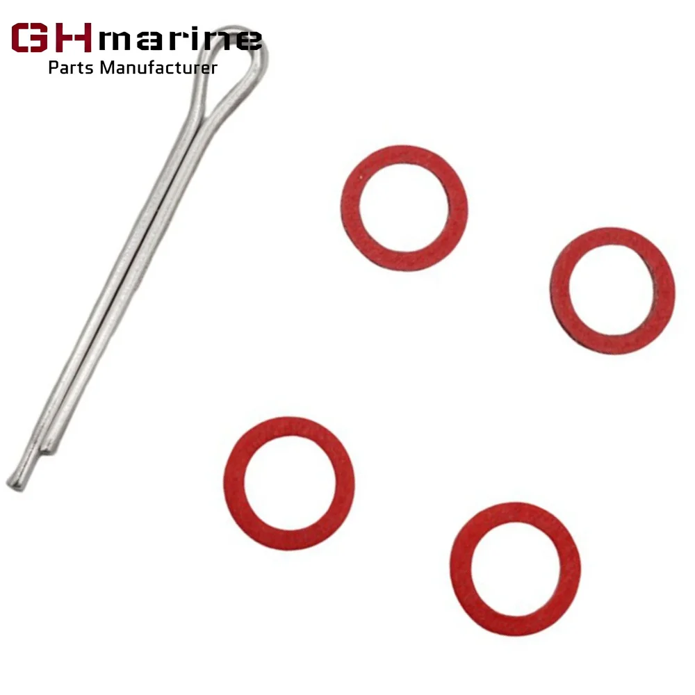 Outboard Water Pump Rebuild Maintenance Repair Kit 6BG-W0078-01 for Yamaha F30B F40F with Drain Thermostat Oil Filter 5GH-13440