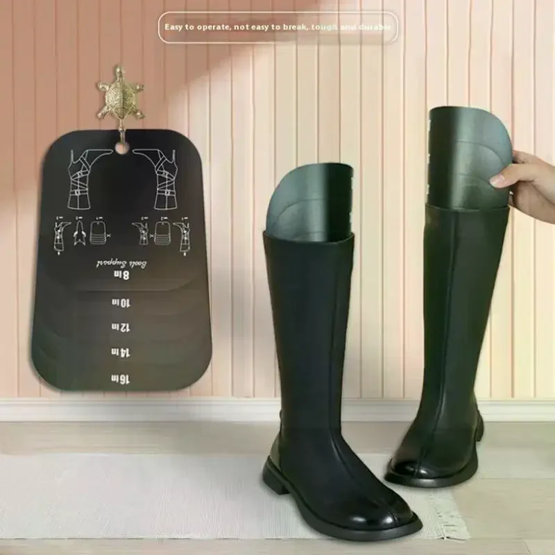 1Pcs White/Black Boot Shaper Stand Form Inserts Tall Boot Support Keep Boots Tube Shape For Women Men Plastic Long Boots Support