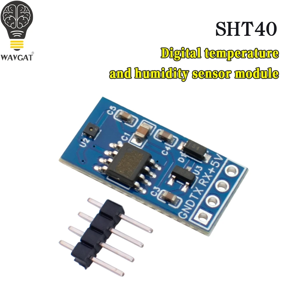 SHT40 digital temperature and humidity sensor module single-chip microcontroller TTL temperature and humidity measurement WAVGAT
