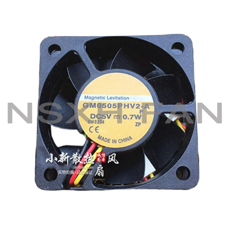 Ventilador De Refrigeração De Alto Volume De Ar, USADO 5015, 5V, 0.7W, GM0505PHV2-A Bearing