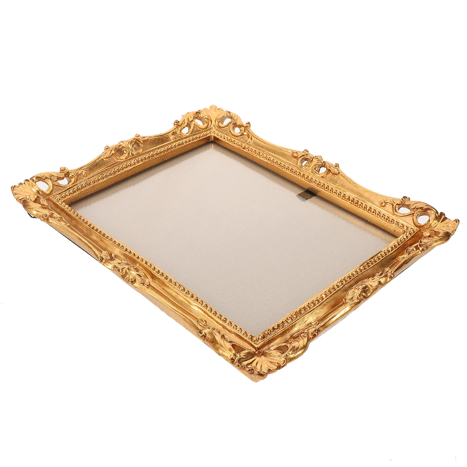 

Elegant Retro Style Photo Frame Vintage Resin Multi-Function Jewelry Holder Decorative Tabletop Display Frame Vintage Decor
