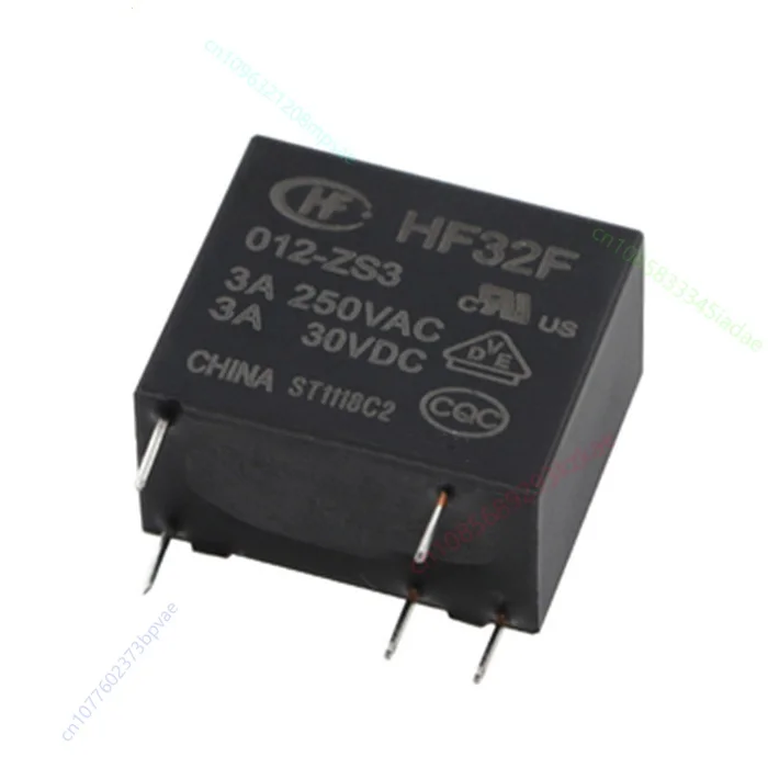 50PCS Original New Relay HF/JZC-32F-005-ZS3 HF/JZC-32F-012-ZS3 HF/JZC-32F-024-ZS3 5PIN 3A/250VAC 3A/30VDC 5V 12V 24V